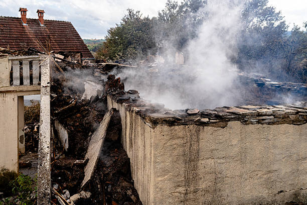 Professional Emergency Fire Cleanup technician working in Fort George G Meade, MD